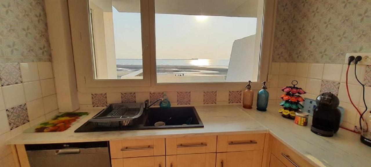 Superbe appartement avec terasse face à la mer Boulogne-sur-Mer Esterno foto