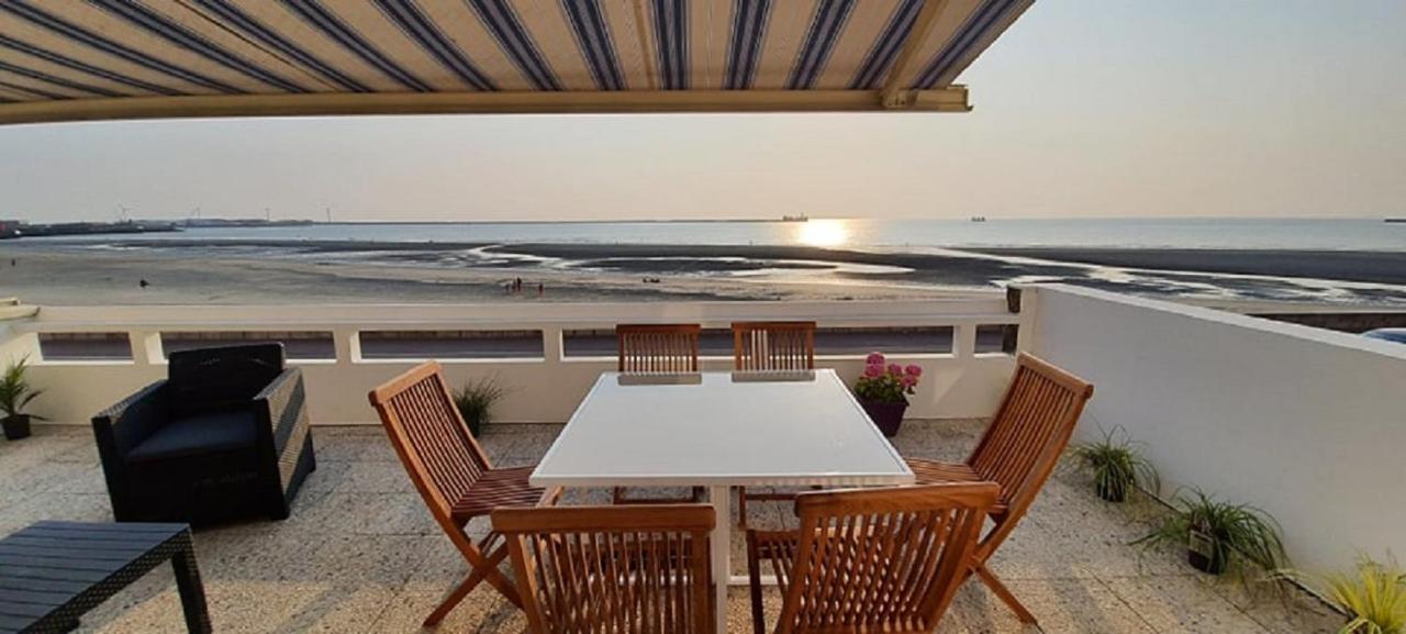 Superbe appartement avec terasse face à la mer Boulogne-sur-Mer Esterno foto